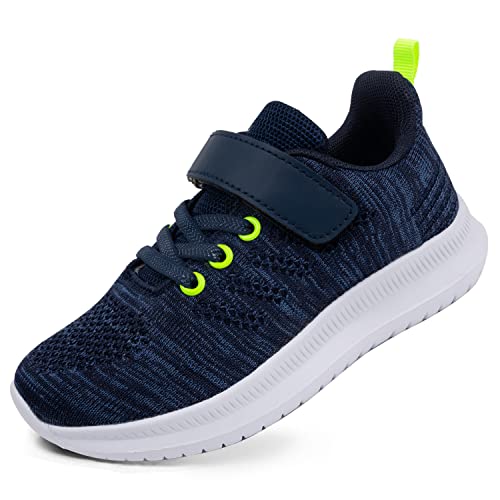 Toandon Girls Boys Kids Lightwight Breathable Athletic Sport Sneakers
