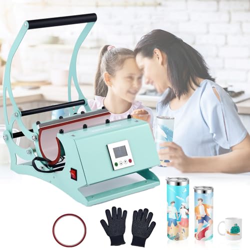 Prensa térmica para tazas y vasos de 9 a 30 oz miniatura 1