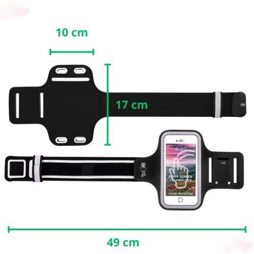 Capa De Braço Suporte Braçadeira De Celular Corrida Academia Bike Fitness AResistente À Água - PuPei