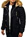 Produktbild BOLF Herren Winterjacke Parka Kapuze Sport Casual Style Reißverschluss Warm Gefüttert Casual Style J.Boyz 1045 Schwarz L [4D4]