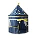 Namiot kempingowy Kryty park rozrywki dla dzieci namiot Składany Tipi Star Castle Przenośne słodkie gry dla dzieci szybki montażc wodoszczelny (Color : Blue)