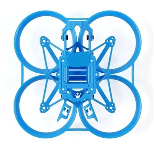 Cadre drone FPV léger 2 pouces bleu haute résistance pour moteurs 1102