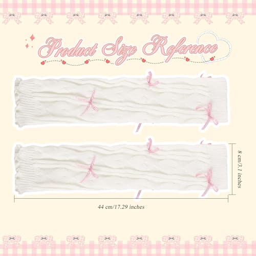 Junely Leg Warmers for Women Kawaii Leg Warmer Cute Legwarmers Lolita Harajuku Gyaru Japanese Accessories4