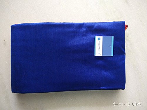 Image of PerfectBlue Women's with Blouse Piece Saree (VisvaVariation Lightgreenbrown Free Size)