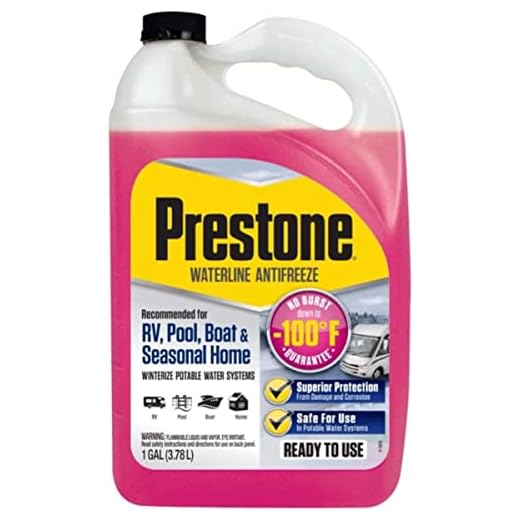 Garden at Home RV/Waterline Antifreeze RVs, Pools, Boats and Seasonal Homes - 1 gal (-100° F), Pink