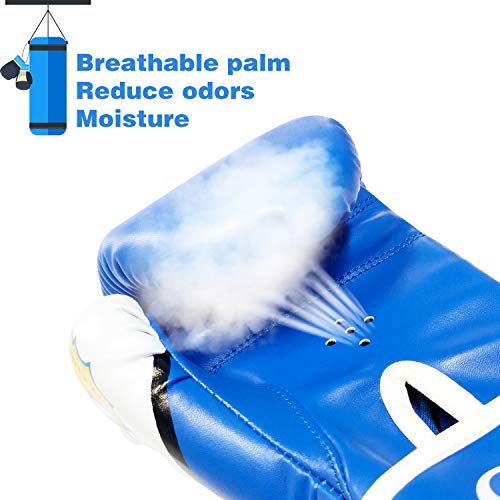Cke Kids Boxing Gloves For Kids Boys Girls Junior Youth Toddlers Age 5-12 Years Training Boxing Gloves For Punching Bag Kickboxing Muay Thai #TOP3