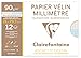 Clairefontaine 96554C - Pochette Dessin Scolaire - 12 Feuilles Papier Vélin Millimétré - A4 21x29,7 cm 90g - Idéal pour les Travaux Géométriques et les Dessins Techniques