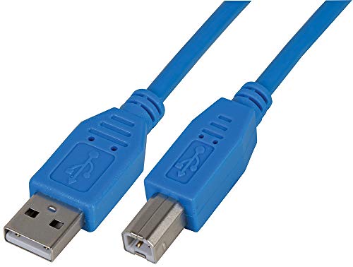 Pro Signal PSG91463 Lead, USB2.0 A Male to B Male, Blue, 1 m, 1m