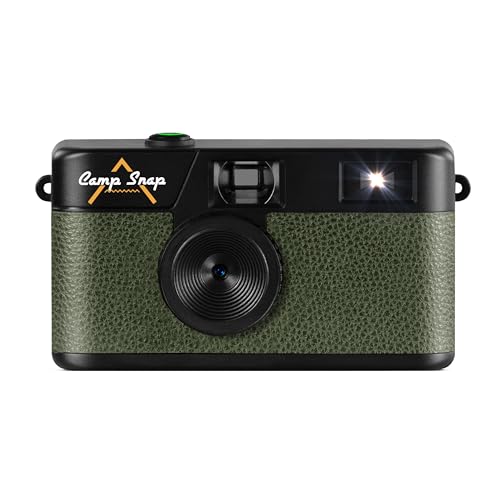 CampSnap Appareil Photo numérique Compact sans écran - mémoire pour 2000 Photos - 8M Pixels - Batterie Rechargeable - Vintage -Vent