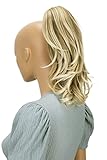 PRETTYSHOP 30cm Haarteil Zopf Pferdeschwanz Haarverlängerung Voluminös Gewellt Rotblond Mix H107a