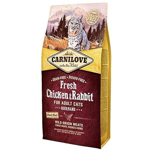 Carnilove Carnilove Fre Chicken & Rabbit Gourmand Dehydrated Cat Food 400 g - Pack of 19 x 21 g - Total: 400 g