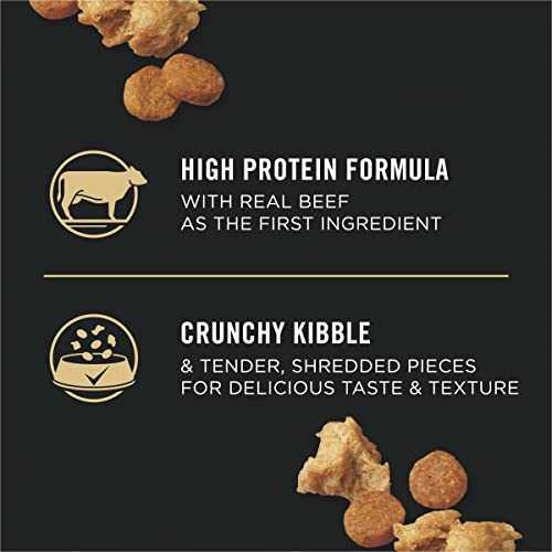 Image of Purina Pro Plan Adult 7+ Complete Essentials Shredded Blend Beef & Rice Formula High Protein Dog Food for Senior Dogs - 6 lb. Bag