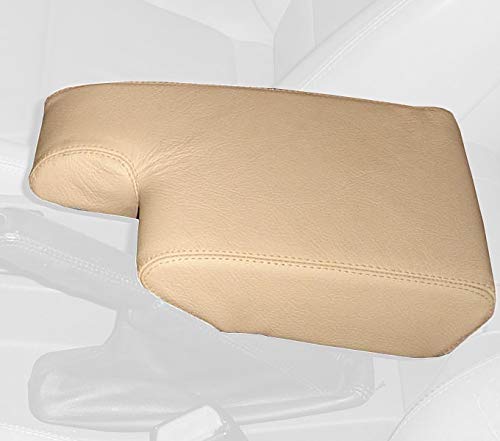 RedlineGoods armrest Cover Compatible with BMW 3-Series 1990-98. Tailor Made - not Universal. Genuine top-Grade Italian Black Suede (Alcantara) with Blue Thread
