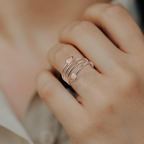 Biomag Copper Magnetic Rings For Women For Arthritis Lymphatic Drainage,Magnetic Therapy Thumb Fingers Ring Jewelry Gift (Set Of 4) #TOP4