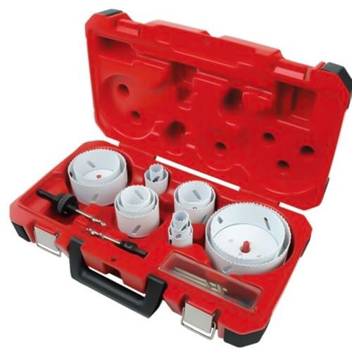 Hole Saw Kit for Milwaukee 49-22-4105 19-Piece Master Electrician's Ice Hardened Hole Saw Kit