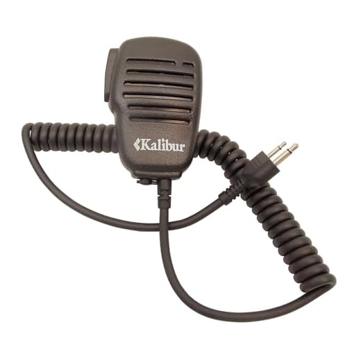 Kalibur Remote Speaker Mic for Cobra/Midland Handheld CB with 3. 5mm Earphone Jack