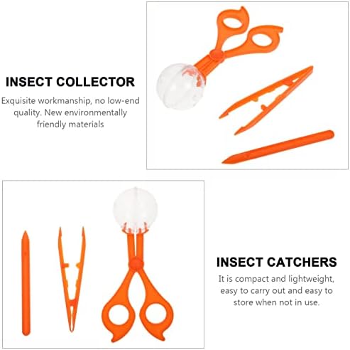 Kisangel 2 Set Kids Insect Scissors Handy Scoopers Plastic Jumbo Tweezers Bug Catcher Tool for Kids Boys Girls 7 41TAsTtVF2L. AC