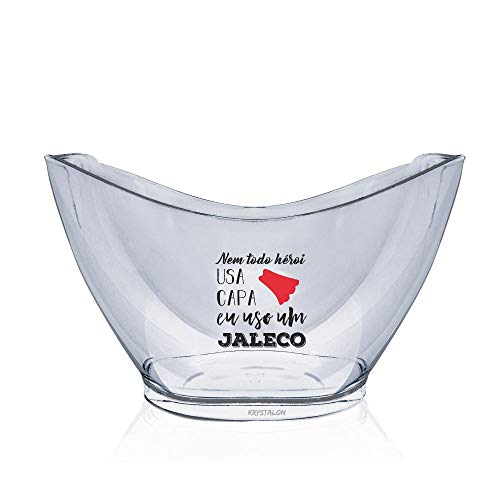 Champanheira personalizada “Nem todo herói usa capa, eu uso um jaleco”