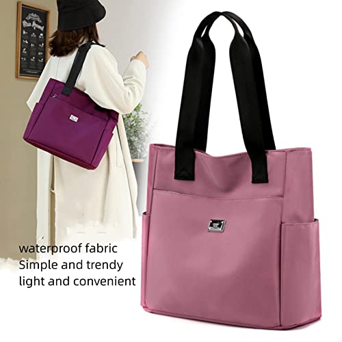 Symmetryup tote bag, Large Capacity Water Repellent Multi Pocket Nylon Shoulder Bag, Travel Crossbody Bags for Women2