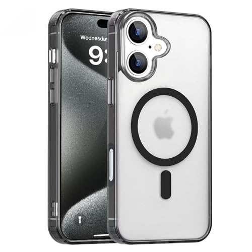 Coque translucide mate pour 16 Plus S. Tedazo protection noire