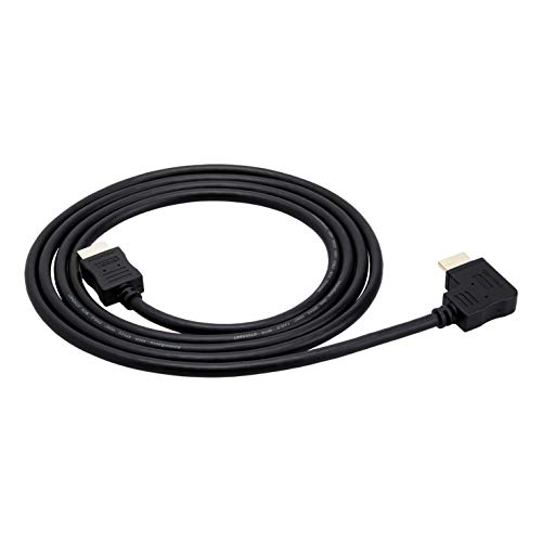 Amazon Basics - Cavo HDMI 1.4b ad alta velocità, con angolazione a 90°,182,8 cm