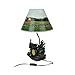 Zeckos Vintage Green Farm Tractor Table Lamp - Charming Farmhouse Accent with Rustic Appeal, 19 Inches High, Perfect Decorative Light for Country Living Rooms, Bedrooms, and Nurseries