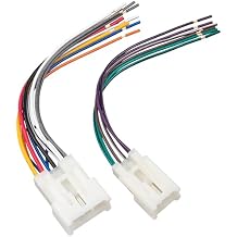 RED WOLF Radio Wiring Harness Connector Select for Toyota Camry Corolla Prius RAV4 1987-2019 Mount Aftermarket Car Stereo Wire Cable Plug