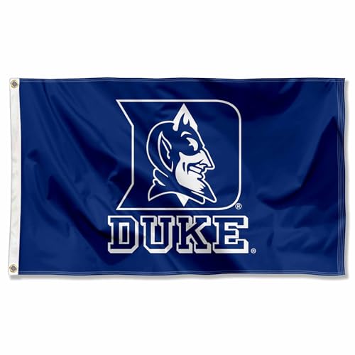 College Flags & Banners Co. Duke Blue Devils Primary Logo Large Grommet Banner Flag