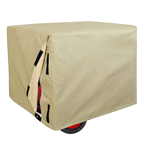 VieVogue Generator Cover, Durable Universal 100% Waterproof Generator Storage Cover Beige (66 x 50.8 x 50.8cm)