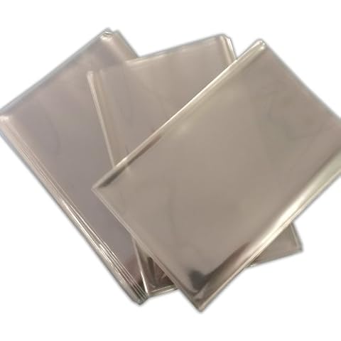 Octopus Crafts 50 3" x 5" (75mm x 125mm) Clear Cello/Cellophane Bags No Seal - Perfect for Lollipops, Cakepops, Small Cookies and Sweets Cover