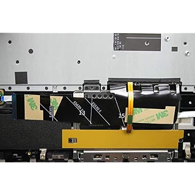 Replacement for Lenovo Yoga C740-14 C740-14IML Laptop Upper Case Palmrest Keyboard Touchpad Assembly Part 5CB0U43990 Top Cover Sliver