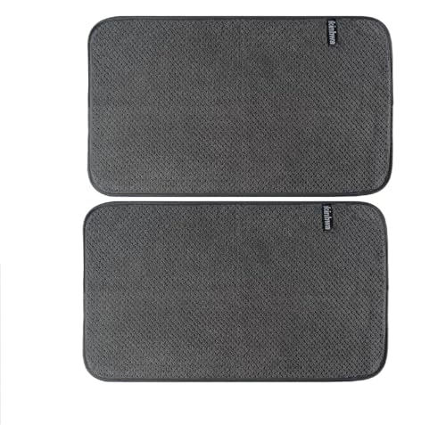 KinHwa Bathroom Hand Towels, Microfiber Face Towels, 12x20 Inch, 2 Pack