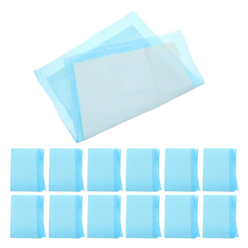 POPETPOP Disposable Dog Pee Pads 20 Pack Puppy Training Pads for Dogs and Cats Super Absorbent Potty Pads with Waterproof Leak-Proof Backing 17.72 X 12.99 X 0.08In