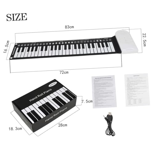 DRESSOOS Clavier Du Contrôleur Numérique Piano Électrique Claviers Support De Clavier Piano à Clavier Usb Musical Portable Sans Fil Ordinateur Midi Keytar Souple Composant Élèctronique - Les Beatles, Paul McCartney, John Lennon, RIngo Starr, George Harrison DRESSOOS Clavier Du Contrôleur Numérique Piano Électrique Claviers Support De Clavier Piano à Clavier Usb Musical Portable Sans Fil Ordinateur Midi Keytar Souple Composant Élèctronique – Image 3