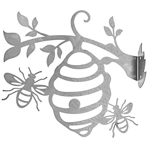 Blümelhuber Bienenstock Edelrost Gartendeko Vintage Deko für Draußen - Bienenkorb - Bienen Deko Cover
