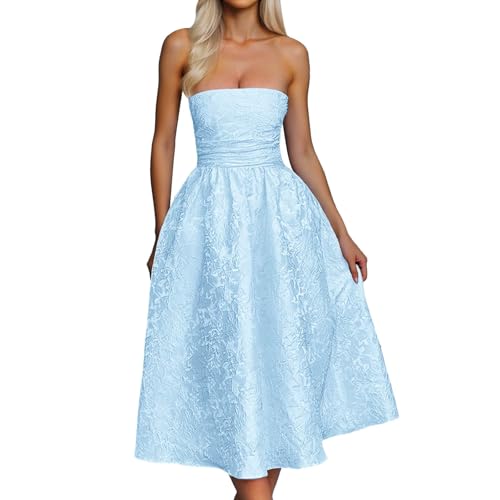 Robe de soirée jacquard haut de gamme fleurie à taille haute