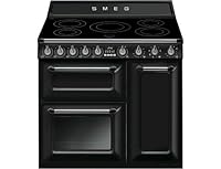 Smeg TR93IBL 90cm Traditional Cooker with Induction Hob - Black