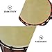 Milisten 10pcs Lasting Sound Round Convenient Skins Goat Instrument and Surface Head Leather Replacements Goatskin Consistent Drums Accessories Using African Replacements: