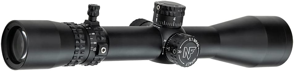 Nightforce NXS 2.5-10x42mm F2 Compact Riflescope - Second Focal Plane (SFP), DigIllum Illuminated Reticle, ZeroStop, Adjustable Parallax, Long Range Precision Scope