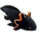 Roqei Axolotl Plush - Soft Black Axolotl Stuffed Animal, 19 Inch Cute Salamander Plush Pillow, Kawaii Plushie Toy, Birthday Gifts for Kids and Youth (Red Black)