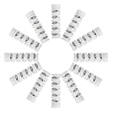 Lysee 3D Printer Parts & Accessories - 24 Charger Cable Protectors, Silicone Flexible Cable Protectors, Mouse Cable Protectors, Suitable for All Data Cables - (Color: Gray)