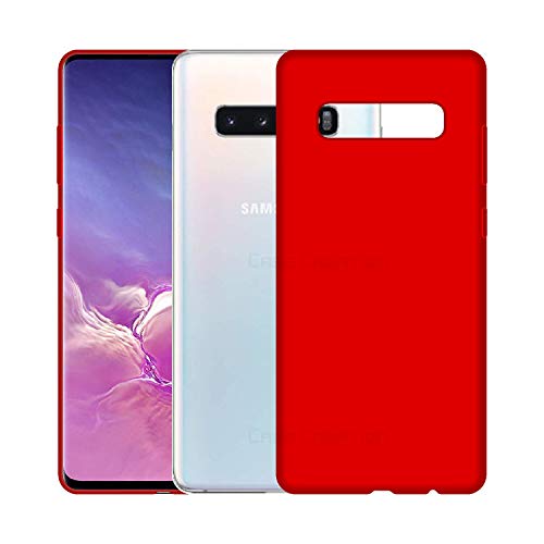 Image of Case Creation Luxurious OG Series for Samsung S10 Case Cover,Anti-Dirty Slim Case Frosted Matte Cute Candy TPU Raised Bezel (Splash of Color) Back Cover for Samsung Galaxy S10 -Wine Red