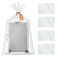 4PCS Extra Große Transparente Plastiktüten, 100x150cm Verdickte Staub Aufbewahrungsbeutel, Wiederverwendbare und Wasserdichte Aufbewahrungstaschen für Staubdicht, Gepäck, Koffer, Möbel, Kleidung