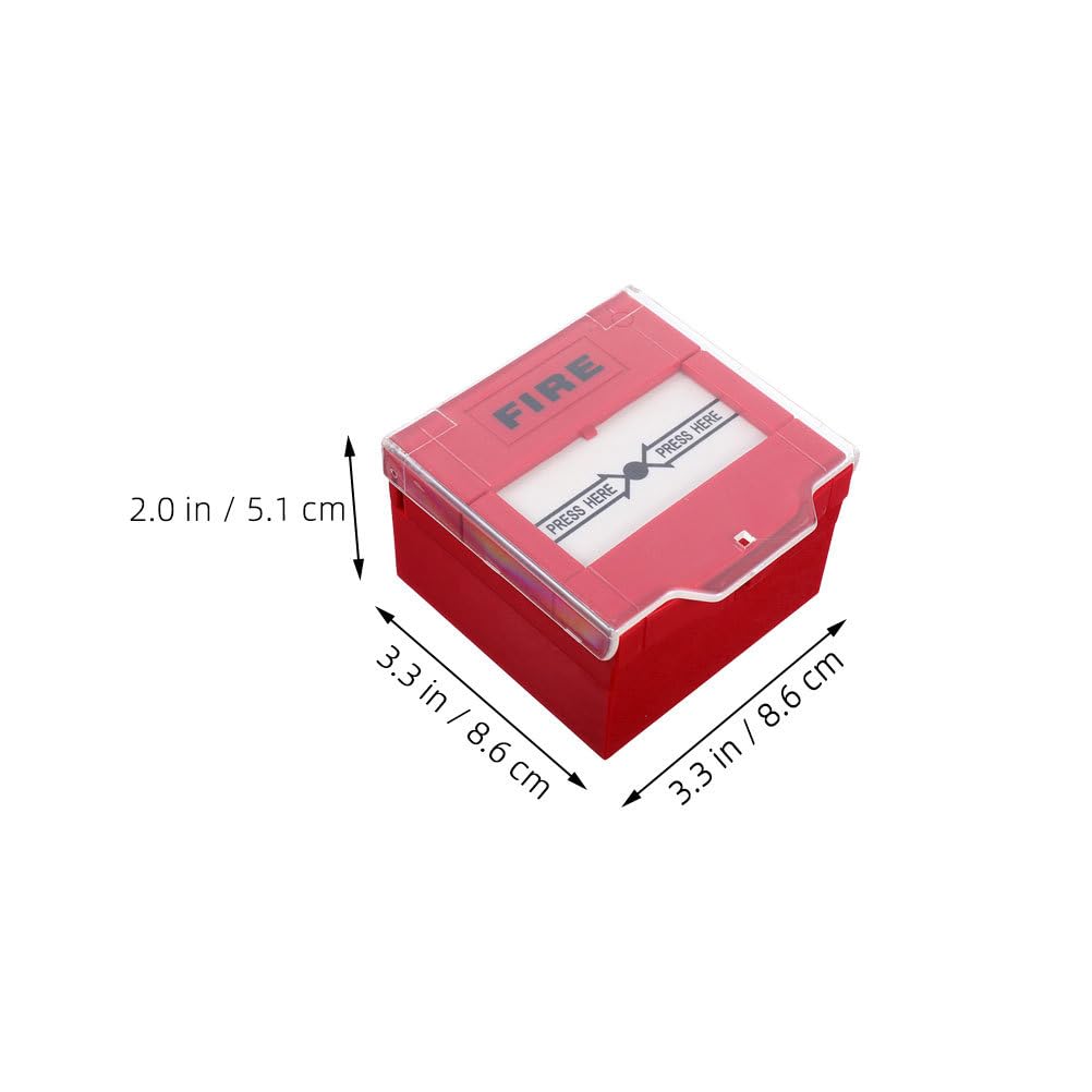 Housoutil Lot De 2 Boutons Alarme Incendie Manuels avec Réinitialisation Rapide Interrupteur d'urgence pour Système De Sécurité Maison Hôtel Bureau