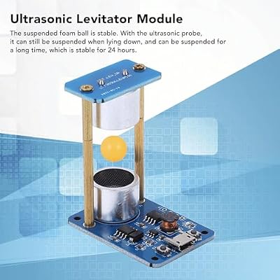 Ultrasonic Levitation Module DIY Kit Physics Experiment Tool with Standing Wave Controller for STEM Education & Electronic Projects