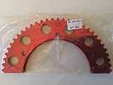 Go Kart Racing Sprocket - Aluminum 2-piece - For Use with #35 Chain (62, Red)