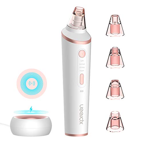Aspiratore Punti Neri, Rimozione di Comedone Blackhead Remover Pore Cleaner Elettrico Estrattore Vacuum Ricarica Senza Fili di Funzione di illuminazione a LED per Acne Brufoli etc