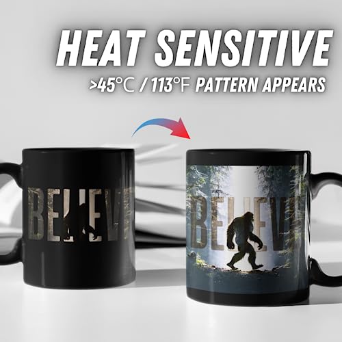 Taza de cerámica para café con cambio de color Onebttl miniatura 2