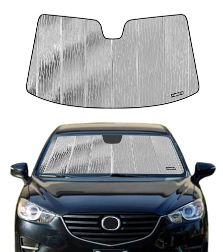 Pigenius Parasol para parabrisas para Mazda CX-5 2013-2016, parasol plegable de alta calidad