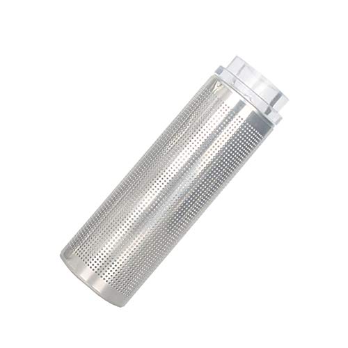 NACX Aquarium Fish/Shrimp Mesh Net Filter Guard?Fish Tank Intake Strainer Pre-filter Cover Stainless Steel (12mm ID)